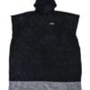 Jetpilot Mens Flight Hooded Towel Black/Charcoal