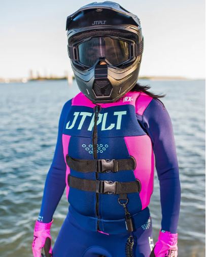 Jetpilot Rx Ladies F/E Neo Vest - Azul marino / rosa - L50S