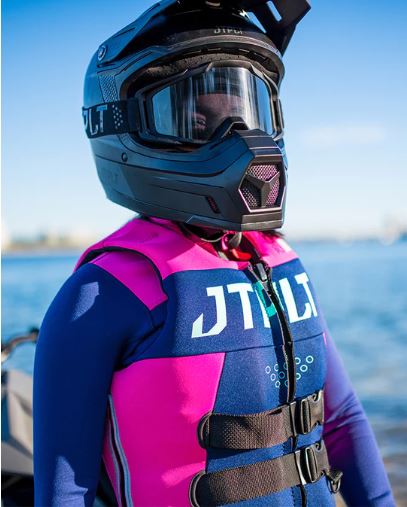 Jetpilot Rx Ladies F/E Neo Vest - Azul marino / rosa - L50S