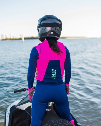 Jetpilot Rx Ladies F/E Neo Vest - Azul marino / rosa - L50S