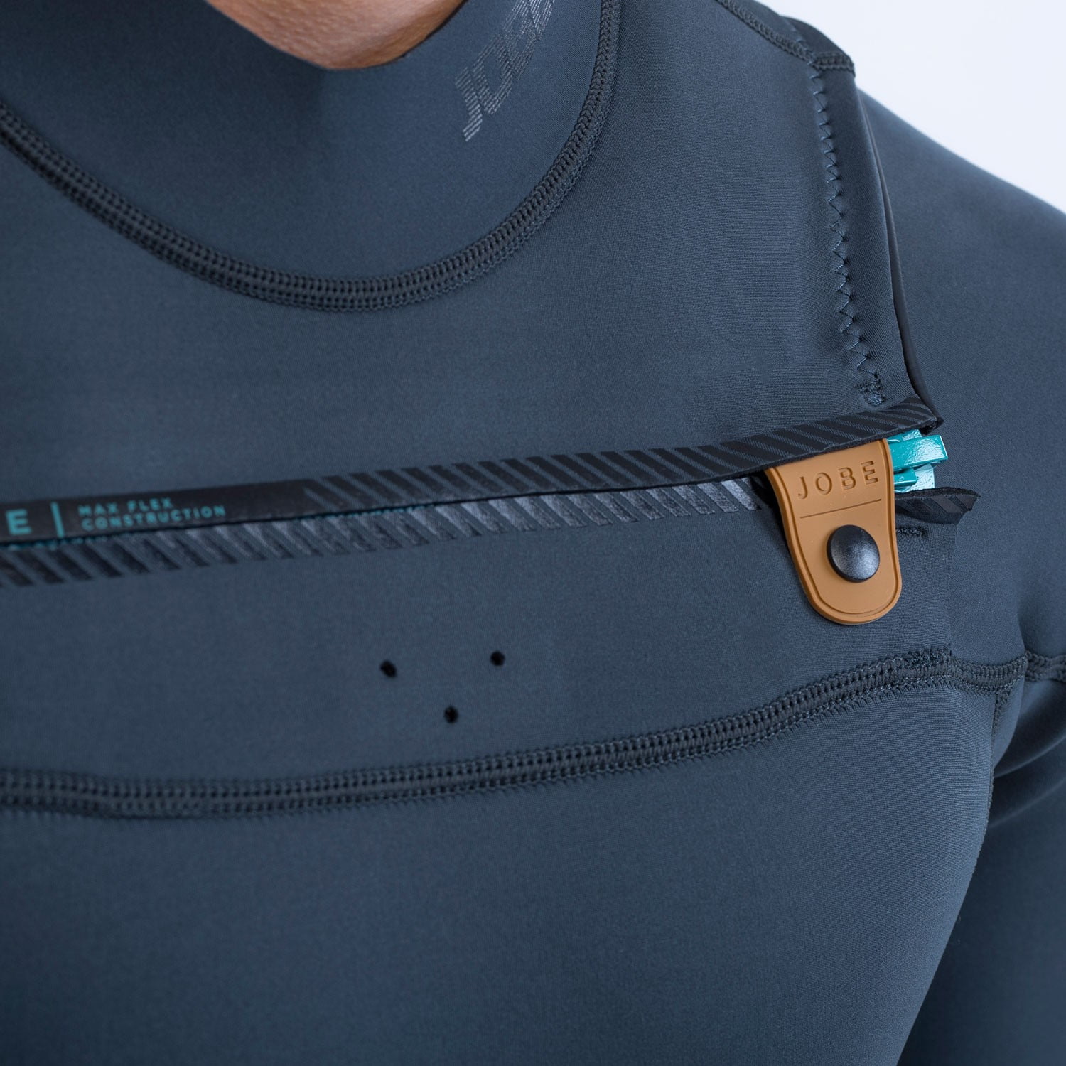 Jobe Perth Shorty 3/2mm Chestzipper Traje De Neoprene Hombres Gray Jobe Perth Shorty 3/2mm Chestzipper Traje De Neoprene Hombres Gray - Imagen 4