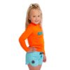 JOBE CAMISETA PROTECCIÓN SOLAR LONGSLEEVE NARANJA FUEGO