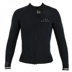 Chaqueta de neopreno Jetpilot Flight 2X2 LS FZ Black